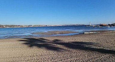 Tekirdağ'da deniz 20 metre çekildi