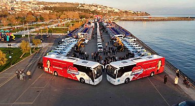 Tekirdağ'da dev yatırım: Yüzlerce araç alındı