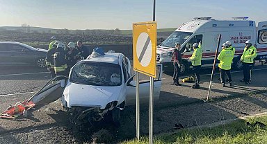 Tekirdağ'da feci kaza: 5 yaralı