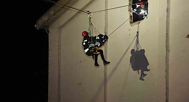 Tekirdağ'da gerçeğini aratmayan arama kurtarma tatbikatı