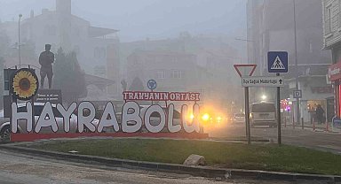 Tekirdağ'da yoğun sis etkili oldu