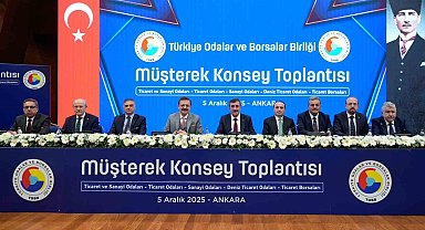 TOBB Başkanı Hisarcıklıoğlu: "İş dünyası olarak her şartta üretmeye, istihdam sağlamaya, ihracat yapmaya kararlıyız"