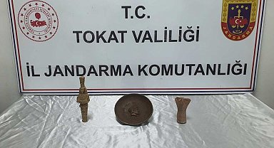 Tokat'ta jandarmadan tarihi miras operasyonu