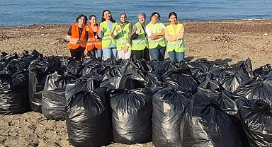 Trabzon'da sahil temizliği için ortak çalışma