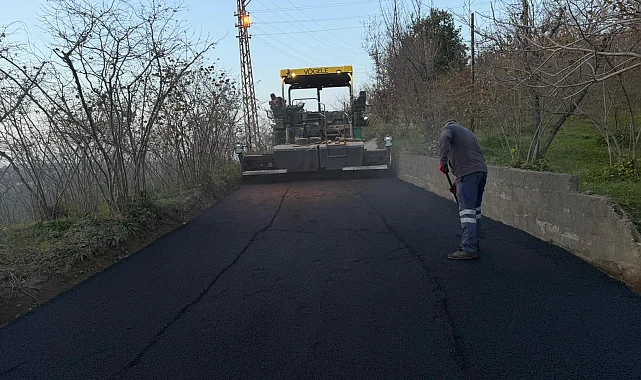 Trabzon'un 18 ilçesinde yol çalışmaları sürüyor