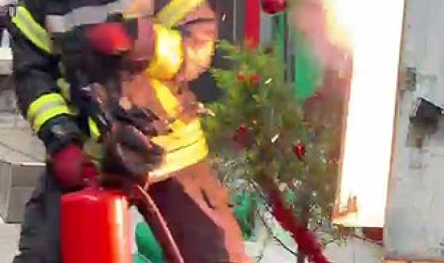 Trafoda çıkan parlama paniğe yol açtı