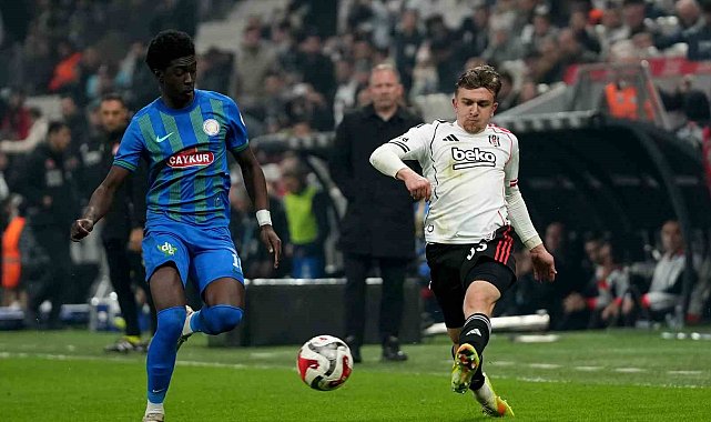 Trendyol Süper Lig: Beşiktaş: 1 - Çaykur Rizespor: 0