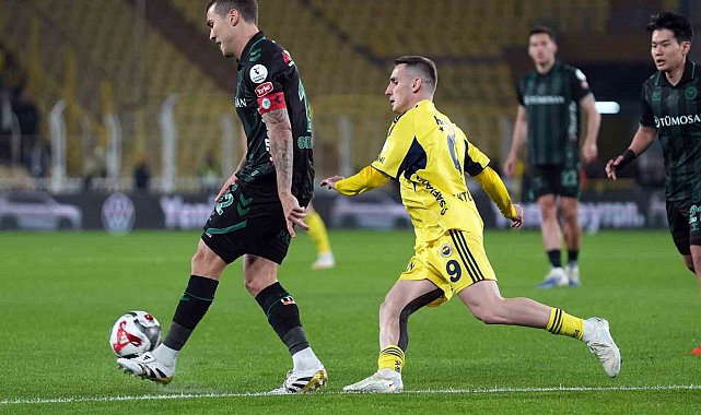 Trendyol Süper Lig: Fenerbahçe: 0 - Konyaspor: 0