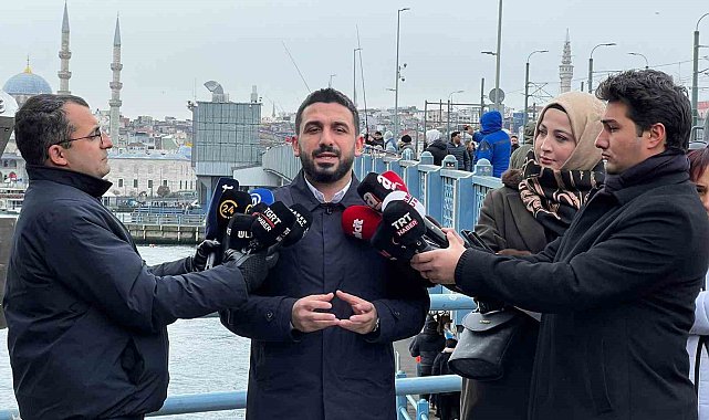 TÜGVA Başkanı Beşinci'den vatandaşlara "Gazze için Galata Köprüsü'nde buluşalım" çağrısı