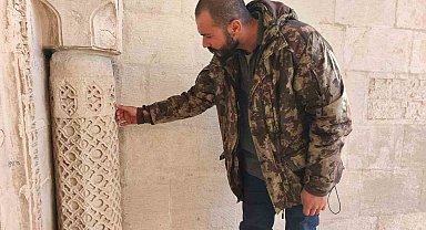 Tunceli'de 621 yıllık tarihi cami ve denge sütunları görselliğiyle göz kamaştırıyor