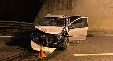 Tünelde meydana gelen kazada 4 kişi yaralandı