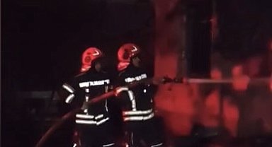 Tüplerin saklandığı ev alev aldı: Patlama anları kamerada