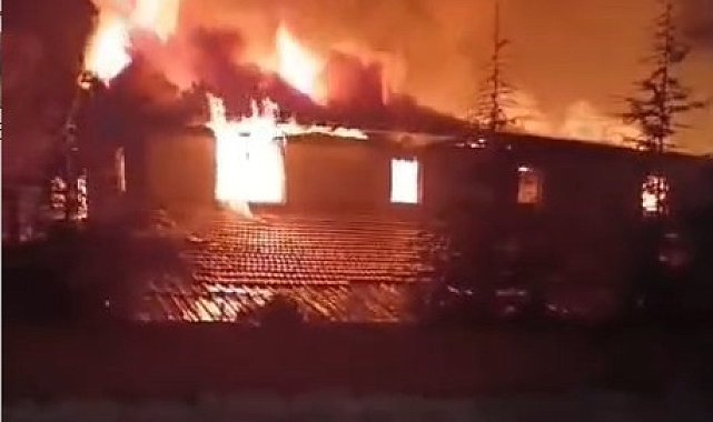 Turhal'da çıkan yangında bir kadın hayatını kaybetti