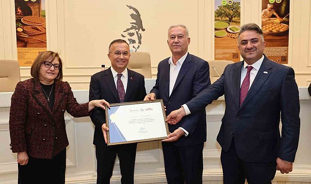 Türk Patent ve Marka Kurumu'ndan Hasan Altun'a teşekkür belgesi