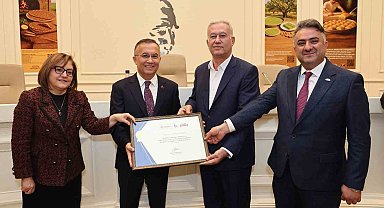 Türk Patent ve Marka Kurumu'ndan Hasan Altun'a teşekkür belgesi