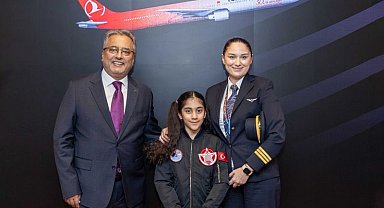 TUSAŞ şehidinin 10 yaşındaki kızı kanseri yendi, pilot koltuğuna oturdu