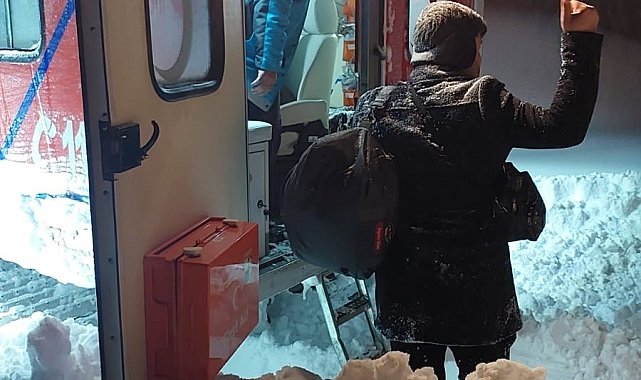 UMKE ekipleri köylerde mahsur kalan hastalar için seferber oldu