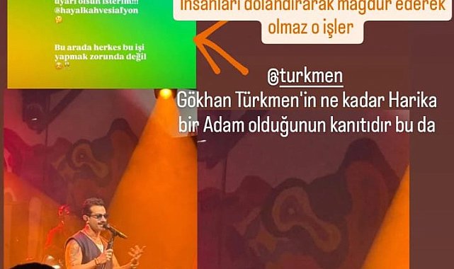 Ünlü sanatçı Gökhan Türmen'e Afyonkarahisar'da büyük şok