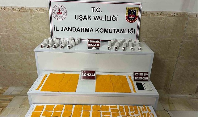 Uşak'ta zehir tacirliği yapan şahıs tutuklandı