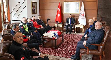 Vali Hacıbektaşoğlu, AFAD'ın 16. kuruluş yıl dönümünde kurum temsilcilerini kabul etti