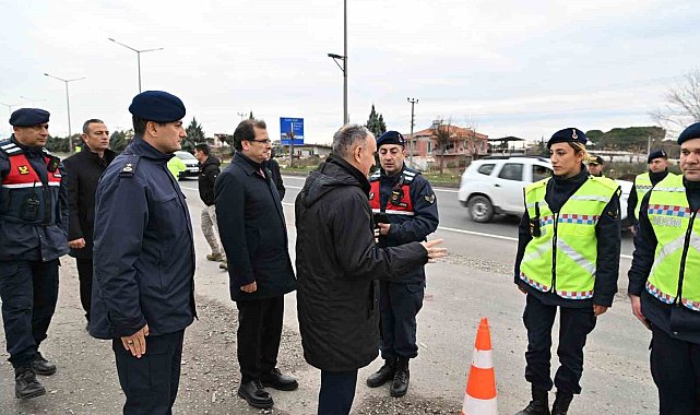 Vali Özkan'dan Salihli'de yılbaşı güvenlik denetimi