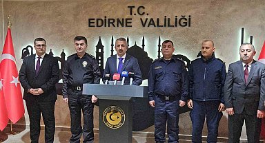 Vali Sezer: "Edirne'de 10 ayda bin 414 kişi yakalandı, motosiklet kazaları arttı"