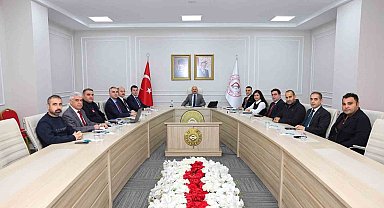 Vali yardımcılarıyla değerlendirme toplantısı yapıldı
