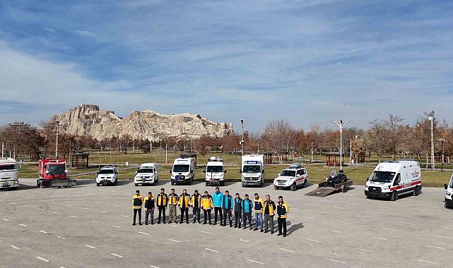 Van'da acil sağlık ekipleri çetin kış şartlarına karşı göreve hazır