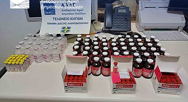 Yakıt deposuna gizlenen 8 bin çiçek aşısı yakalandı