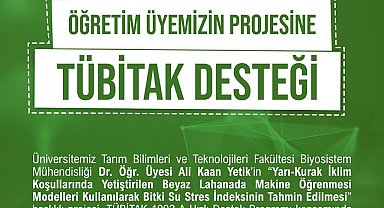 Yapay zeka destekli tarım projesine TÜBİTAK'tan destek