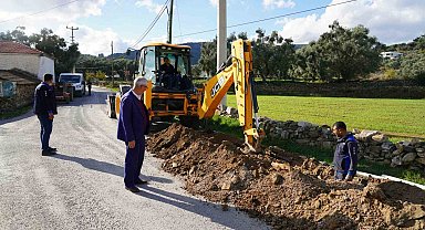Yatağan Bencik Mahallesi'ndeki içme suyu hattı yenileniyor