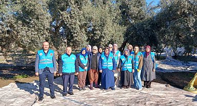 Yatağan'da zeytin hasadı ve bereket duası yapıldı