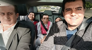 Yerli ve milli otomobile binmek isteyen üç engelli kardeşin isteği karşılıksız kalmadı