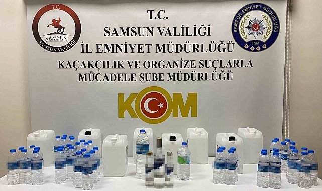 Yılbaşı öncesi sahte alkollü içki ele geçirildi