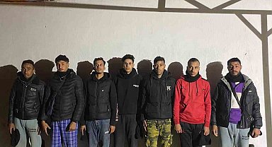Yunanistan'a geçmeye çalışan 7 düzensiz göçmen yakalandı
