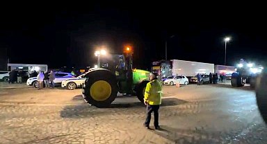 Yunanistan'daki çiftçi eylemi İpsala Sınır Kapısı'nı kapattı