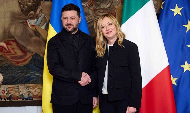 Zelenskiy, İtalya Başbakanı Meloni ile bir araya geldi