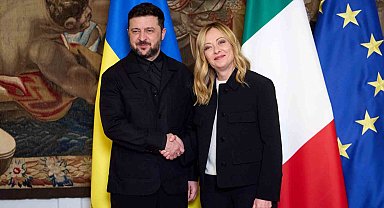 Zelenskiy, İtalya Başbakanı Meloni ile bir araya geldi