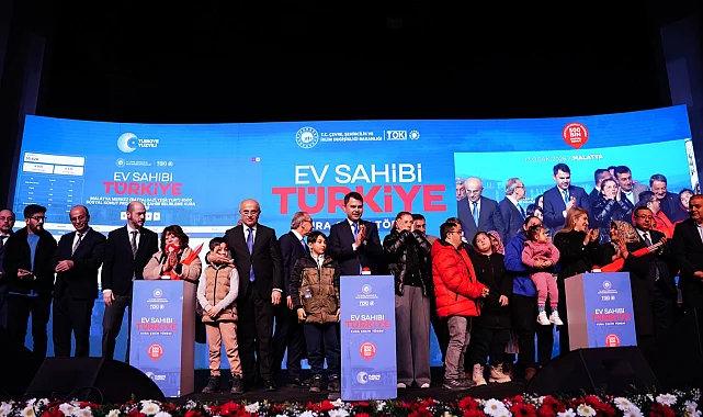 10 bin konut için kuralar çekildi