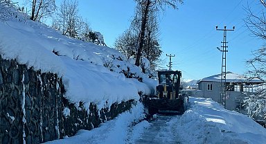133 köye ulaşım yok! Trabzon'da kar seferberliği