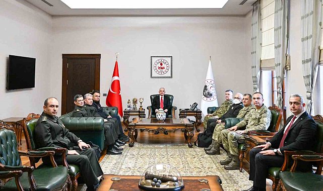 5'inci Kolordu Komutanı Tümgeneral Aksoytürk ve beraberindeki heyet Kırklareli'nde