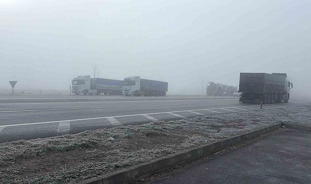 Afyonkarahisar'da sis etkili oldu