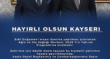 AK Parti İl Başkanı Okandan'dan 'Diş Sağlığı Merkezi' teşekkürü