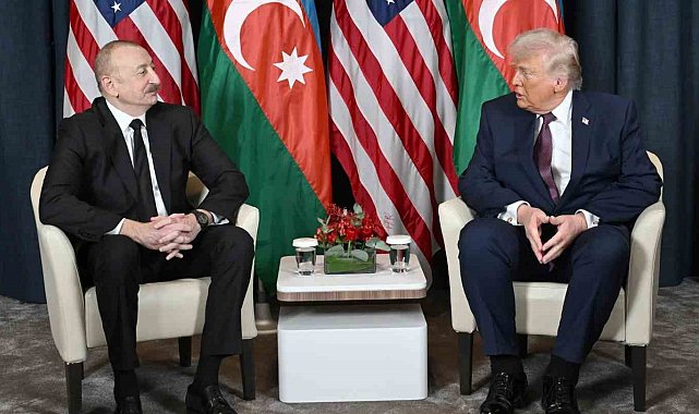 Aliyev, Trump ile bir araya geldi