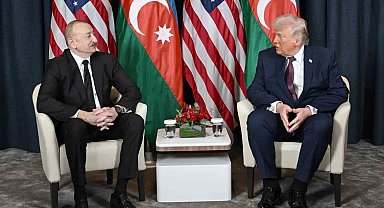 Aliyev, Trump ile bir araya geldi