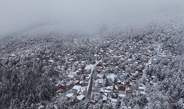Amanos eteklerinde kış masalı: Zorkun Yaylası'nda kar güzelliği