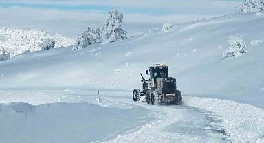 Amasya'da 58 köy yolu ulaşıma kapalı