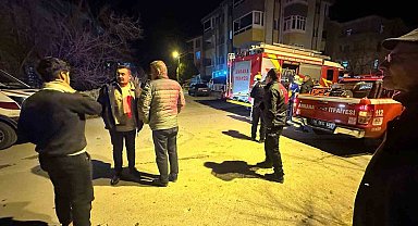 Ankara'da bir binada çıkan baca yangını söndürüldü
