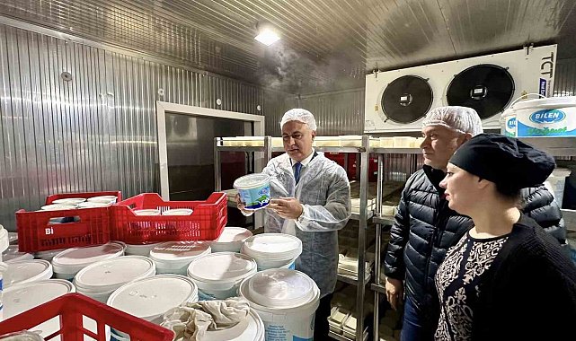 Antakya'da süt ürünleri üreten firma incelendi