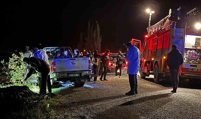 Antalya'da araç içinde yanmış ceset bulundu